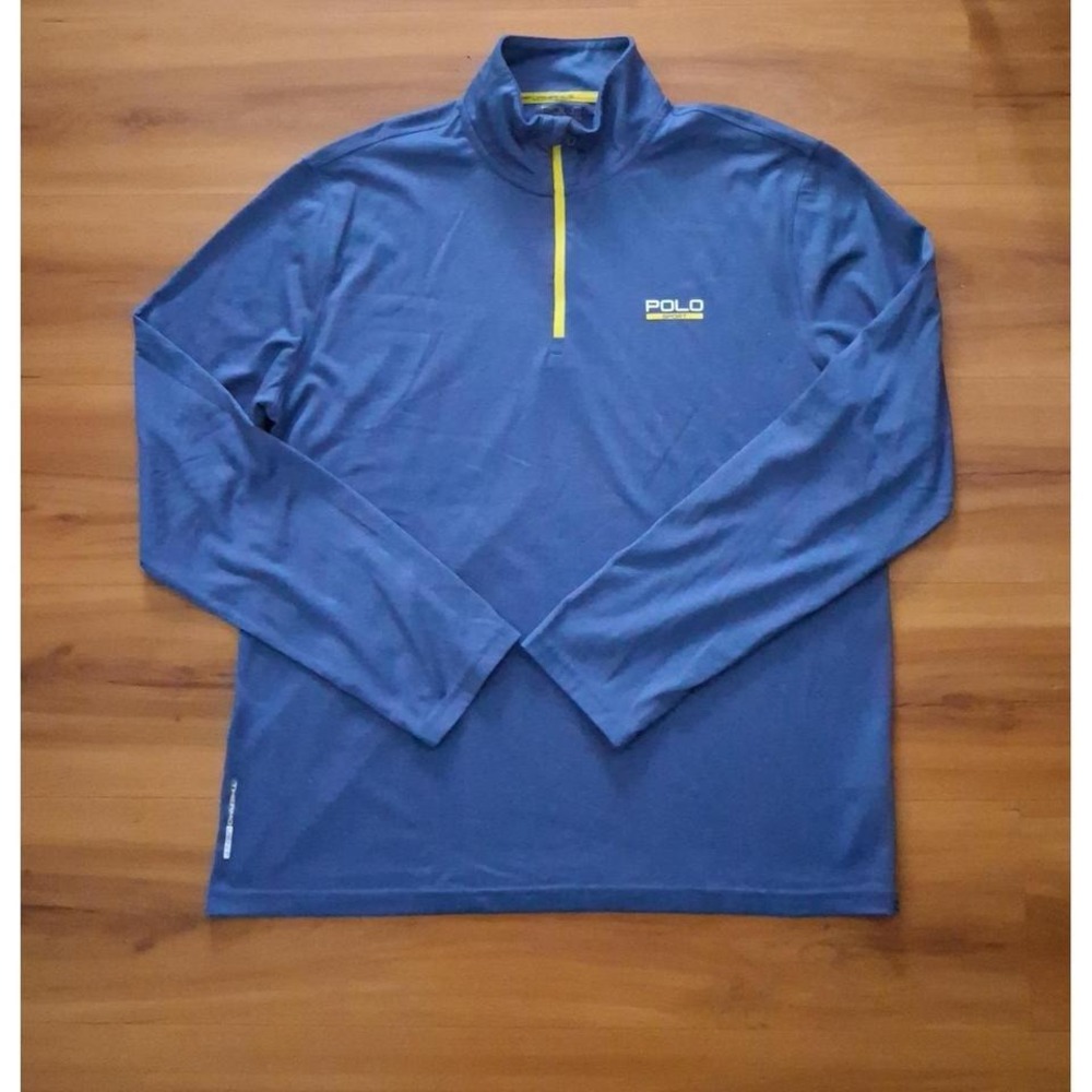 Mens Polo Sport Quarter Zip Pullover Shirt Lightweight Jacket‎